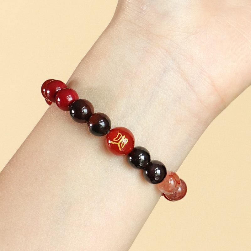 五行多寶水晶手串天然（單補） 