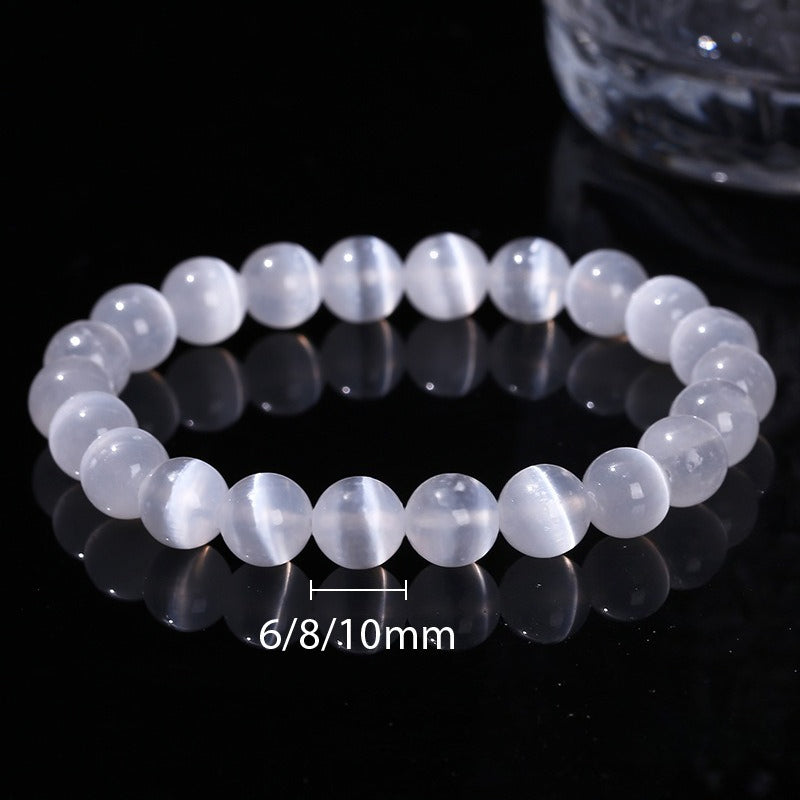 天然5A石膏石手鍊