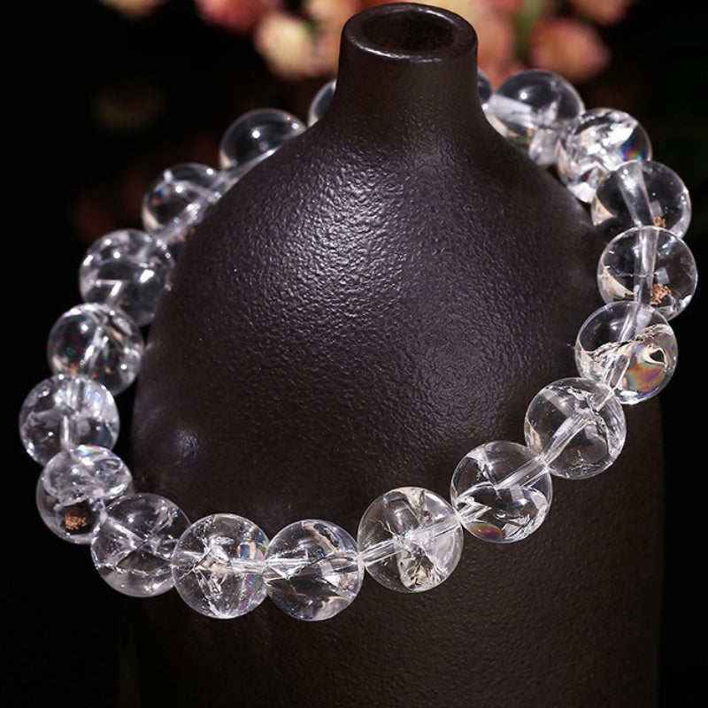 天然阿賽斯特萊白水晶手鍊