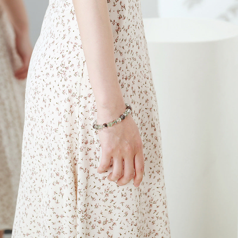 3A級綠幽靈聚寶盆手串