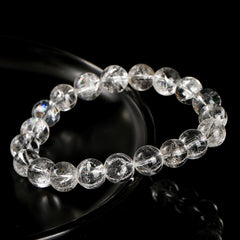 天然阿賽斯特萊白水晶手鍊