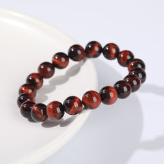 7A級天然閃電紅虎眼石手鍊