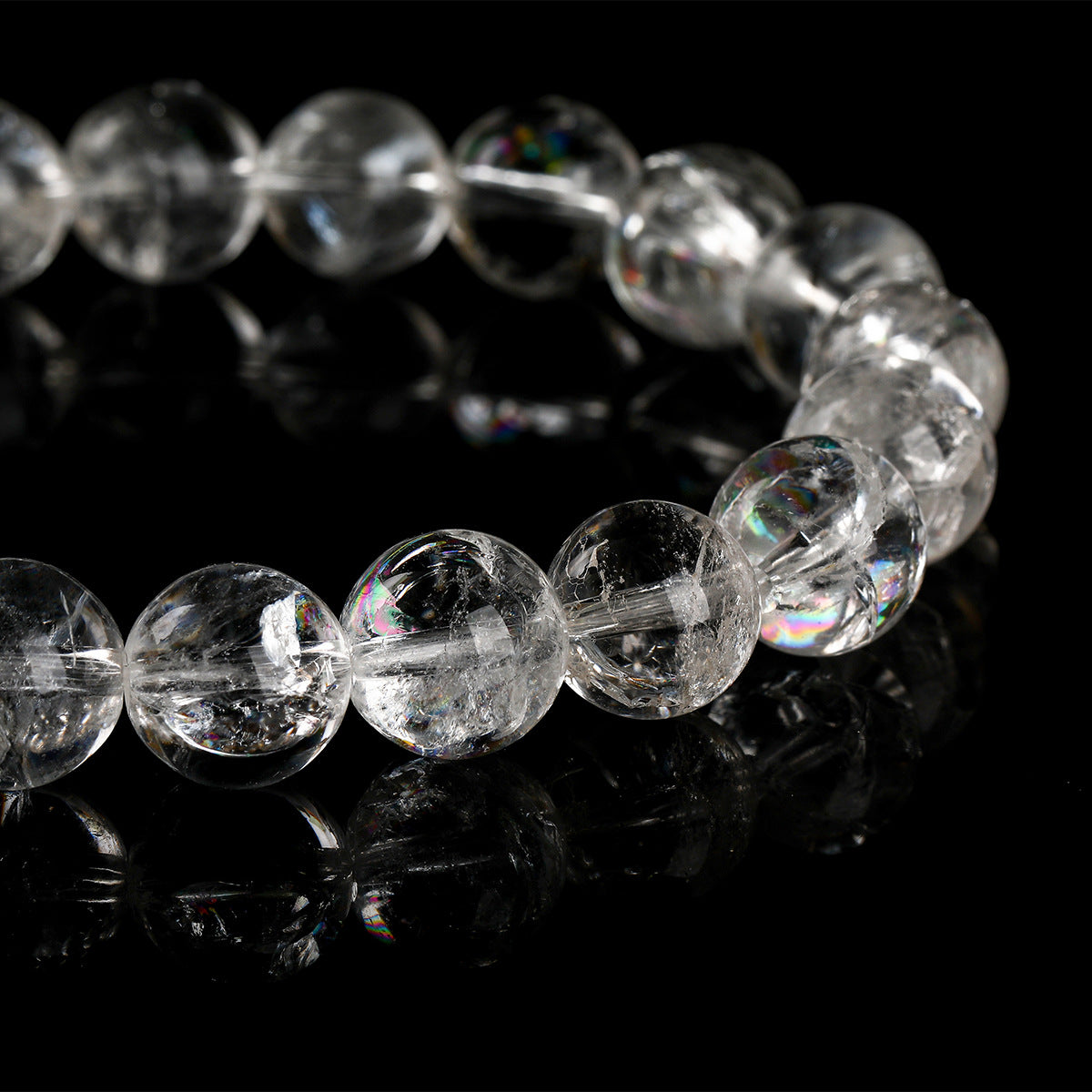 天然阿賽斯特萊白水晶手鍊