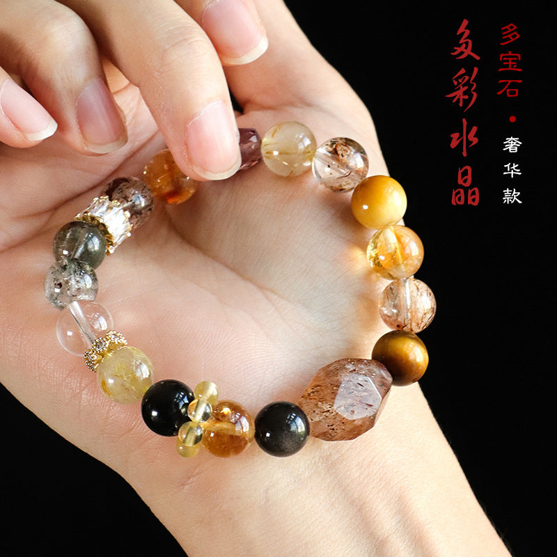 小眾黑金超七綠幽靈手串