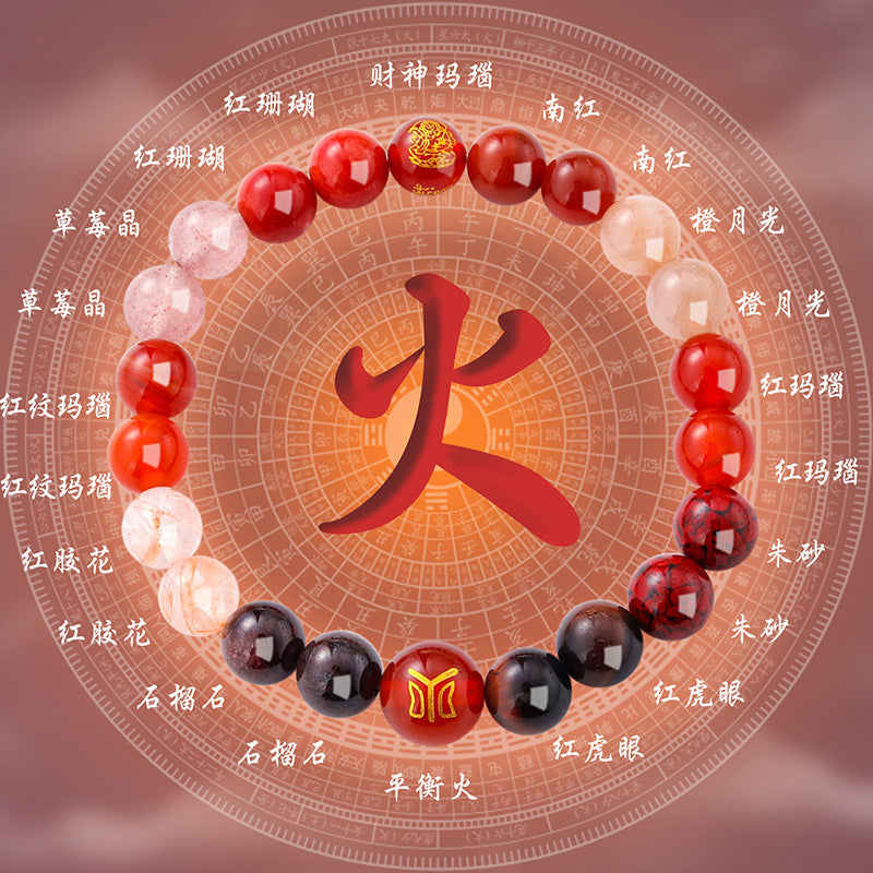 五行多寶水晶手串天然（單補） 