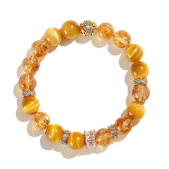 單圈金虎眼祥瑞手串