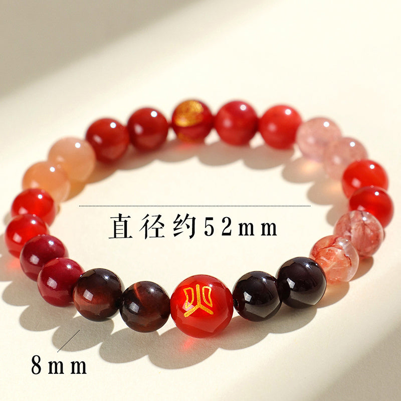 五行多寶水晶手串天然（單補） 